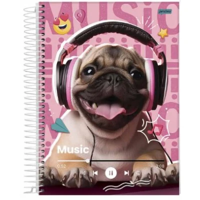 CADERNO ESP CD UNIVERSITÁRIO PETS LOVE - JANDAIA