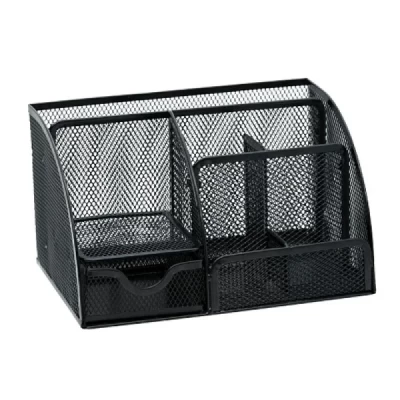 ORGANIZADOR ARAMADO 6 COMP PRETO BRW