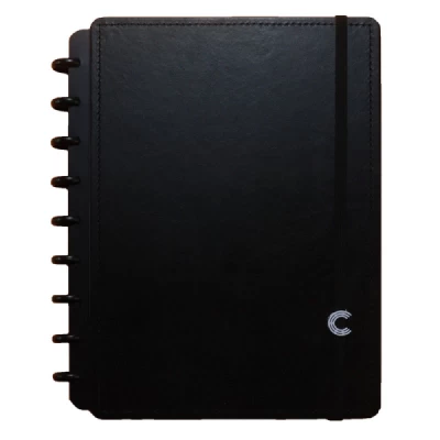 Caderno inteligente médio Basic Black - CIMD3090