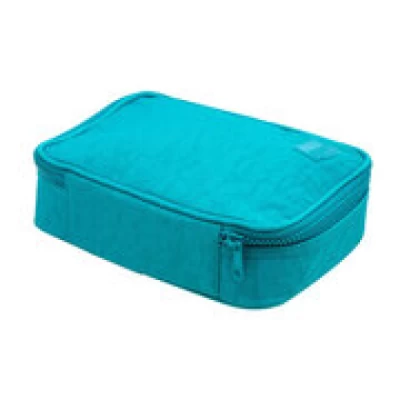 ESTOJO ESCOLAR BOX 100 PEANS BRW NYLON ET0101 VERDE AGUA