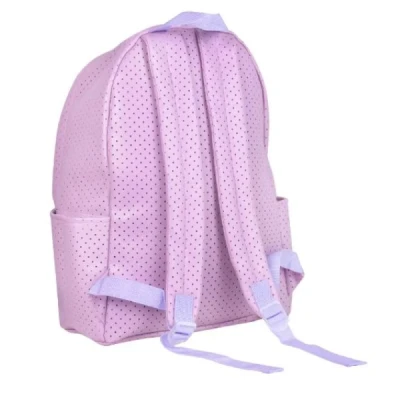 MOCHILA PU PERFURADA - 2 COMPART. E 2 BOLSOS - LILÁS MC0412 - BRW