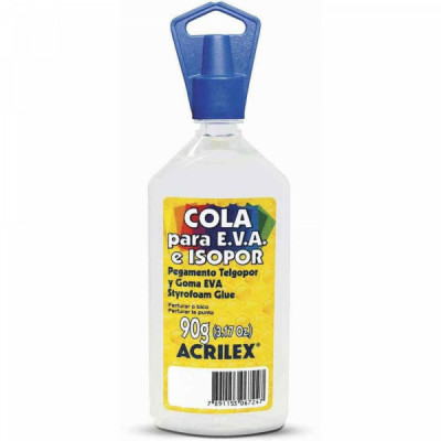 Cola Transparente - 90g E.V.A e Isopor - Acrilex