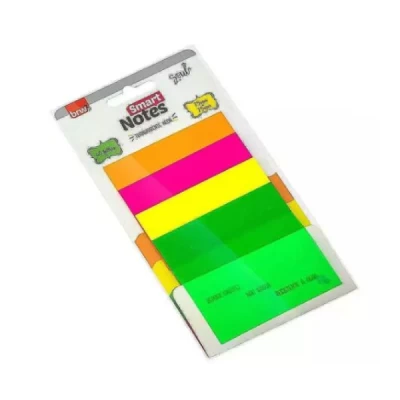 Bloco Smat Notes 76X76 Transparente Neon 4 Blocos com 40 Folhas BA7660 BRW