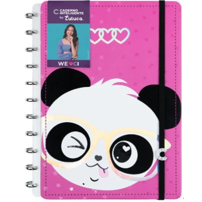 CADERNO INTELIGENTE PANDALU GLOW BY LULUCA