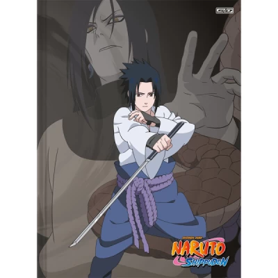 Caderno Brochura 1/4 Naruto 80F SAO DOMINGOS