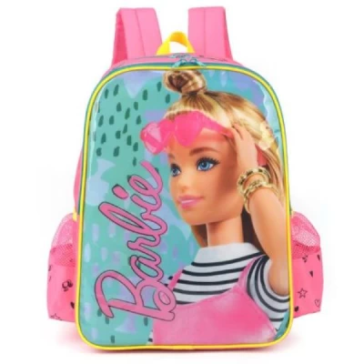 Mochila Infantil Luxcel Boneca Barbie Color - Pink