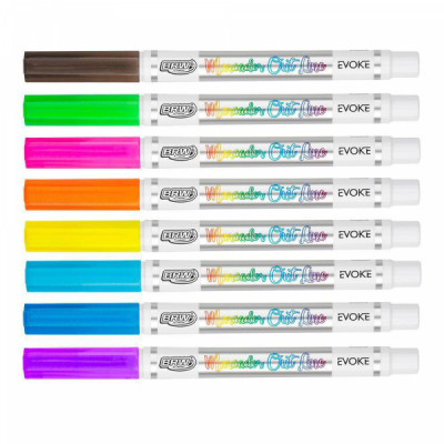 Marcador Artístico Evoke Outline - 8 Cores Contorno CA8015 - BRW