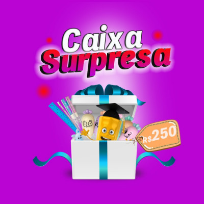 Caixa Surpresa Papelaria Dani Presentes 250