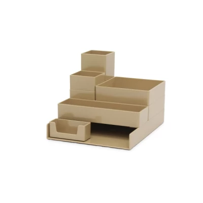 Organizador de mesa modular, 08 peças, 10420018 Waleu