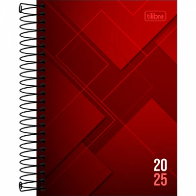 Agenda Espiral Diária 12 x 18,7 cm Zip 2025