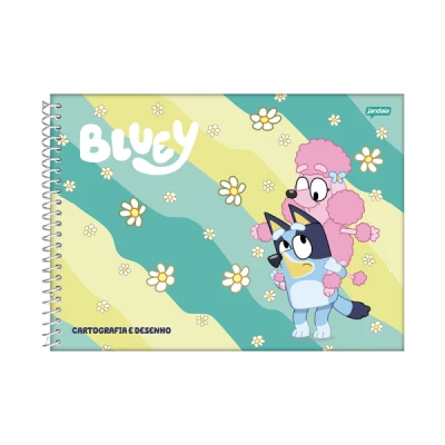 CADERNO DESENHO 80F ESP CD BLUEY JANDAIA