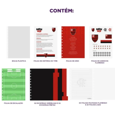 CADERNO INTELIGENTE Flamengo Rubro Negro