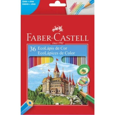 LAPIS COR C/36 LONGO 120136G FABER CASTELL