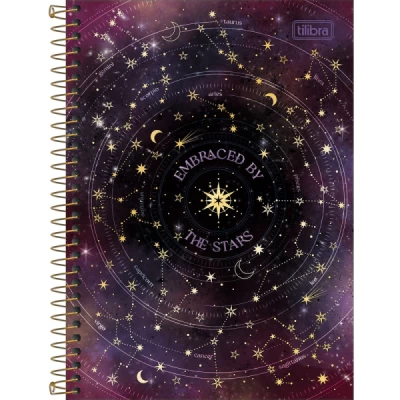 Caderno Espiral Capa Dura 1/4 Magic 80 Folhas - Tilibra