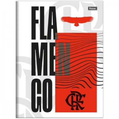 CADERNO BOCHURA 1/4 CD 80F FLAMENGO R9305 FORONI