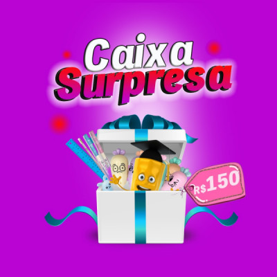 Caixa Surpresa Papelaria Dani Presentes 150