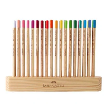 LAPIS DE COR C/36 NATURAL EDITION - SUPERSOFT FABER-CASTELL