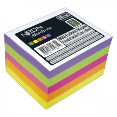 TILEMBRETE NEON 92X82MM 600 FOLHAS - TILIBRA