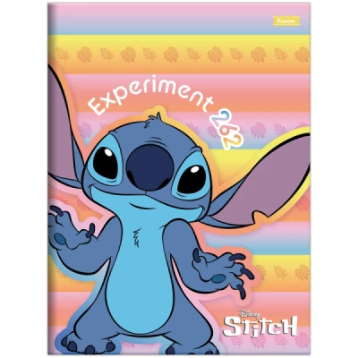 Caderno Brochura ¼ 80 Folhas Stitch Foroni