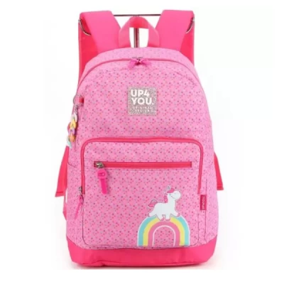 Mochila Escolar Unicórnio Up4you Pink MS46661UP