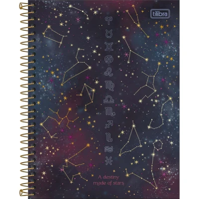 CADERNO ESPIRAL CAPA DURA COLEGIAL 1 E 10 MATERIAS  - MAGIC