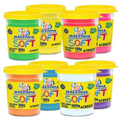 Massa de Modelar Soft 500g Acrilex