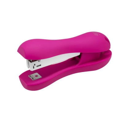 Grampeador emborrachado rosa para 20fls - base de 13,3cm - GP0301 - BRW