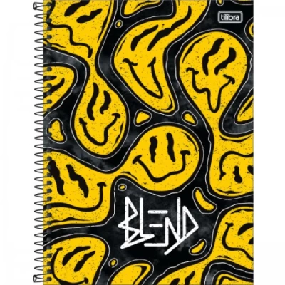 CADERNO ESPIRAL CAPA DURA UNIVERSITÁRIO 10 MATÉRIA HYPE 160 FOLHAS