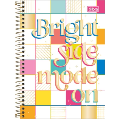 Caderno Espiral Capa Dura 1/4 Be Nice 80 Folhas - Tilibra