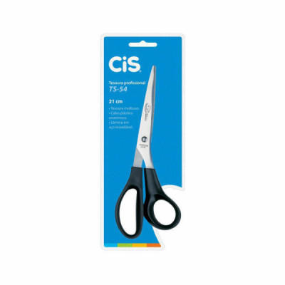 Tesoura multiuso Cis office TS-54 21 cm preto