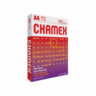 Papel A4 210X297 - Chamex resma 500 folhas