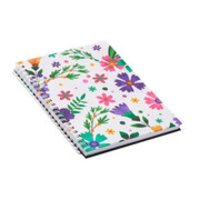 Caderno capa dura pautado 130x188mm - botânica - 80fls