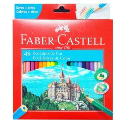 LAPIS DE COR C/48 LONGO 120148G FABER CASTELL