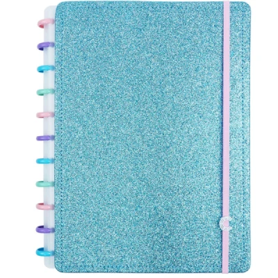 CADERNO INTELIGENTE LETS GLITTER OCEAN BLUE