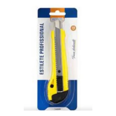 Estilete Profissional Emborrachado 18 mm Brw