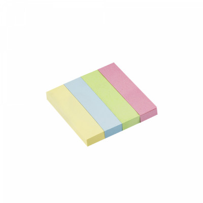 Bloco smart notes 19x76mm- colorido pastel - 100fls - 4blocos (BA1976)