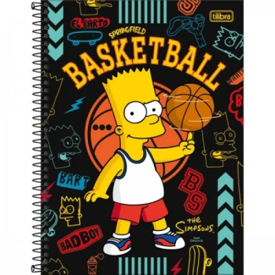 CADERNO 10MT ESP CD 160F UNIV SIMPSONS TILIBRA