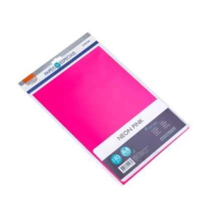 Papel Neon A4 - 180gr - 10fls - BRW