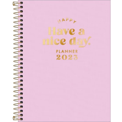 Planner Espiral Happy 2025- Tons Pastel - Tilibra